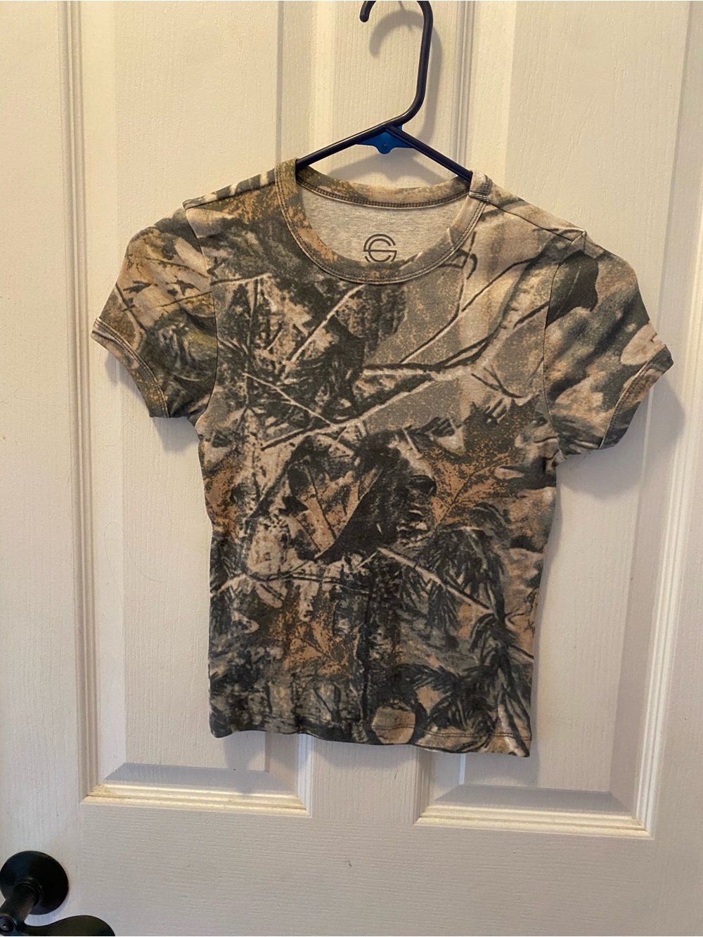 Camo Print Short-Sleeve Tee - Olive & Tan